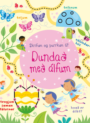 Skrifum og þurrkum út - Dundað með álfum
