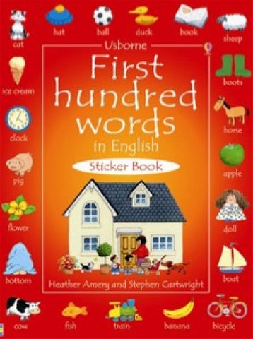 First hundred words in English Sticker Book