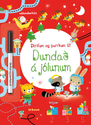 Skrifum og þurrkum út - Dundað á jólunum